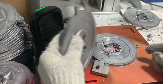 Engraved QR Codes on High-Quality Die-Cast Components