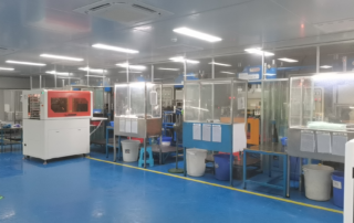 Class 100,000 silicone clean workshop