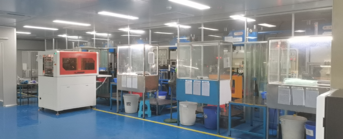 Class 100,000 silicone clean workshop